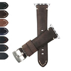 Bandini Mens Vintage Distressed Leather Watch Band for Apple Watch