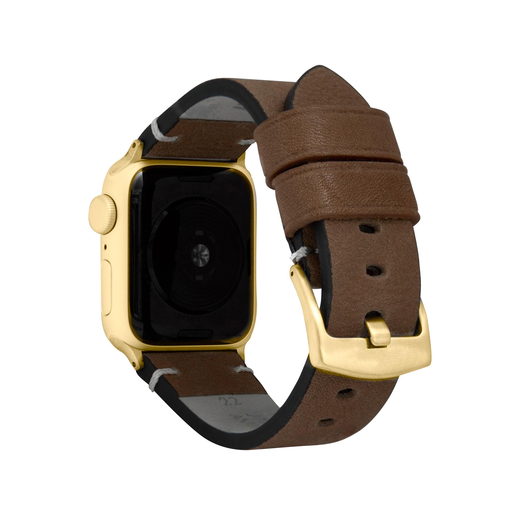 Bandini Mens Distressed Leather Watch Band for Apple Watch
