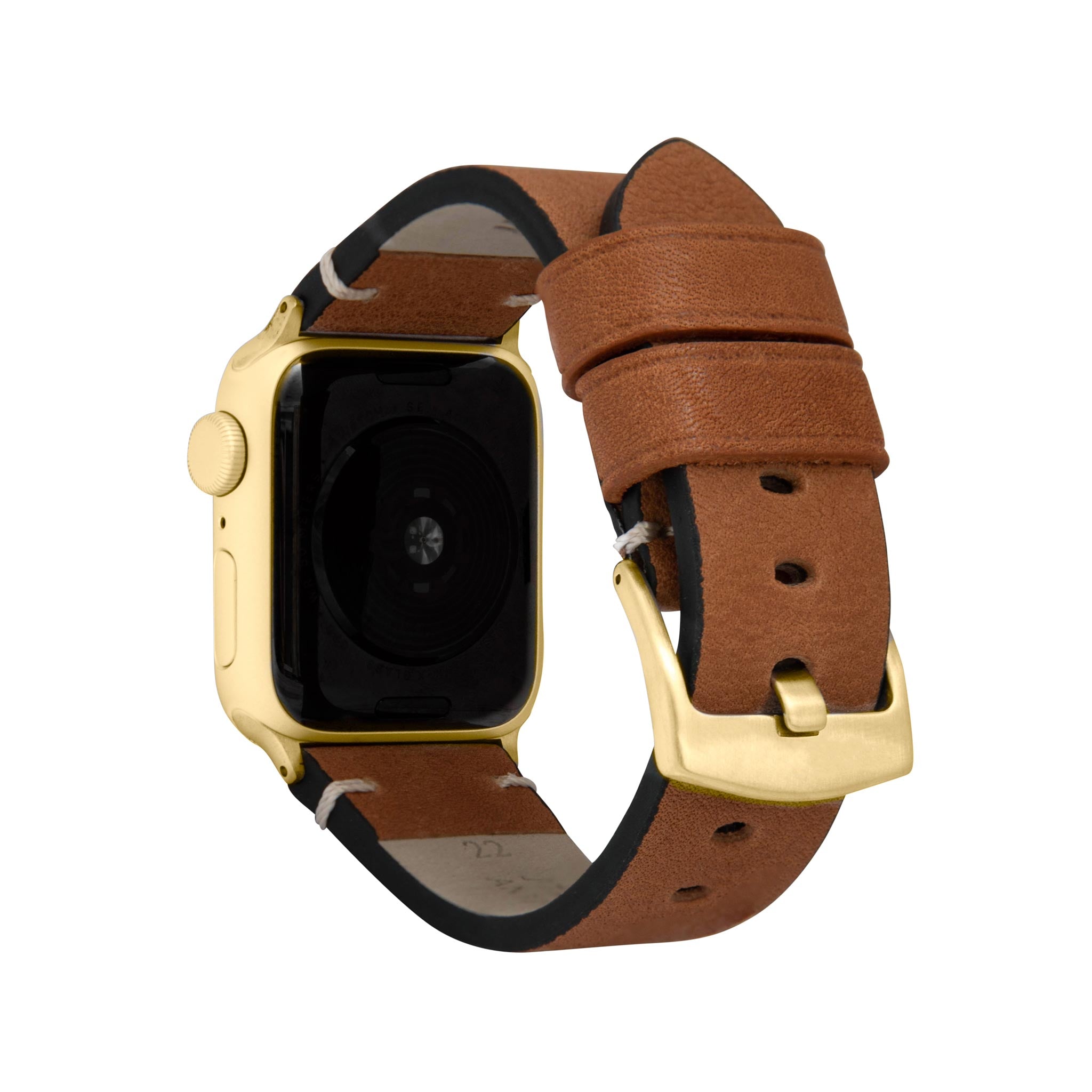 Bandini Mens Distressed Leather Watch Band for Apple Watch