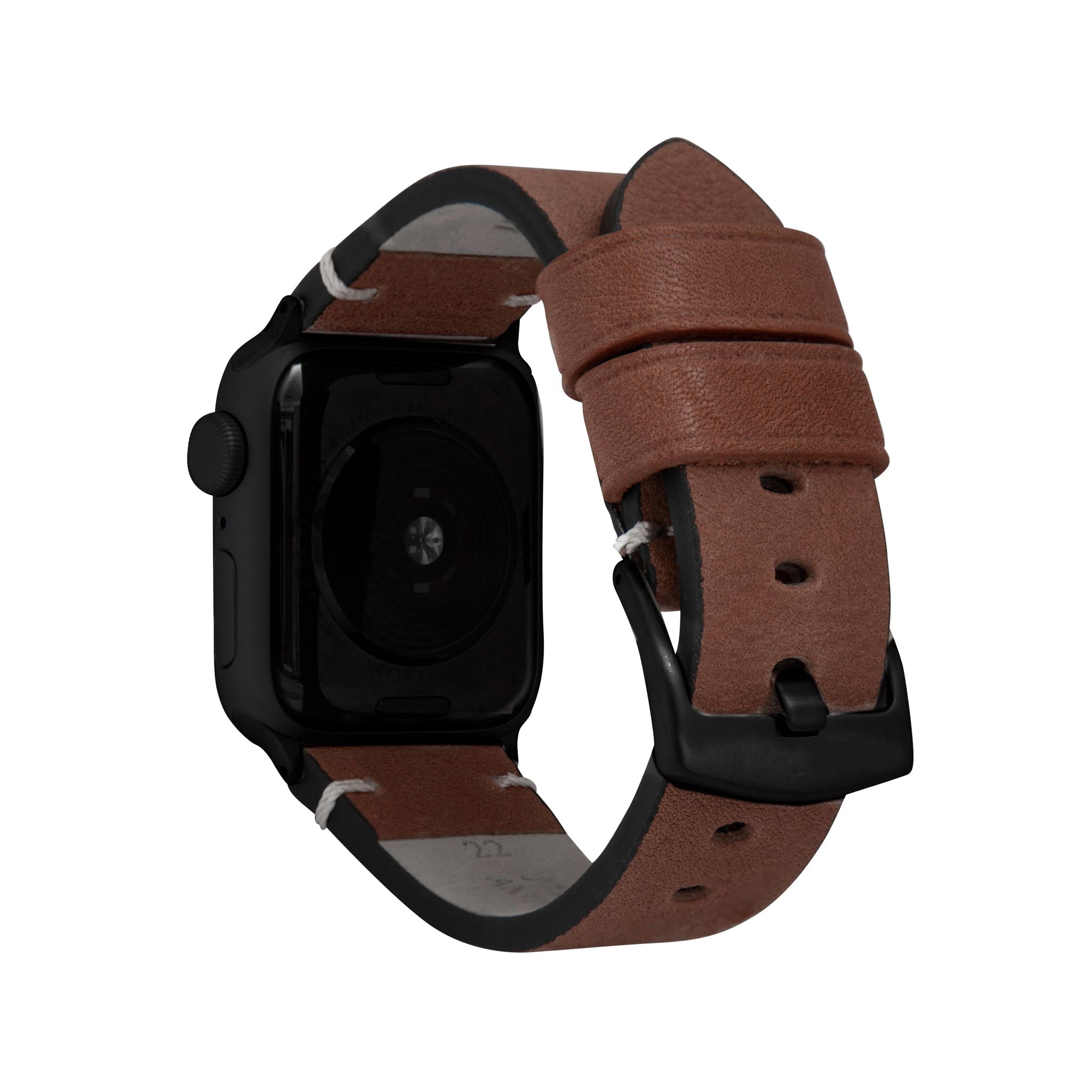 Bandini Mens Distressed Leather Watch Band for Apple Watch