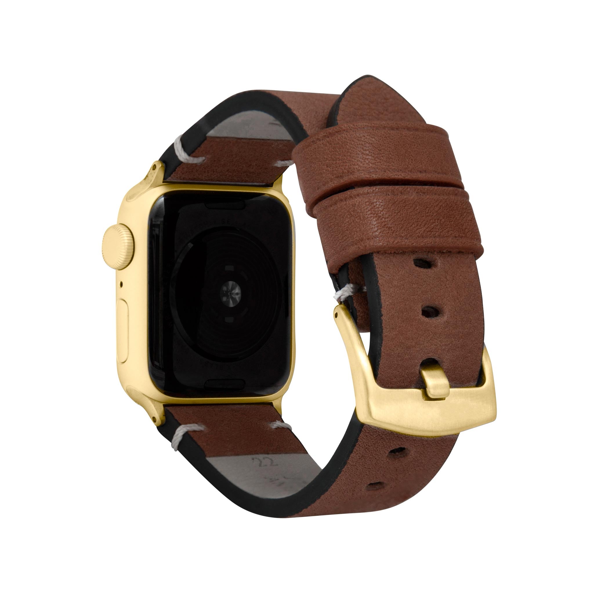 Bandini Mens Distressed Leather Watch Band for Apple Watch