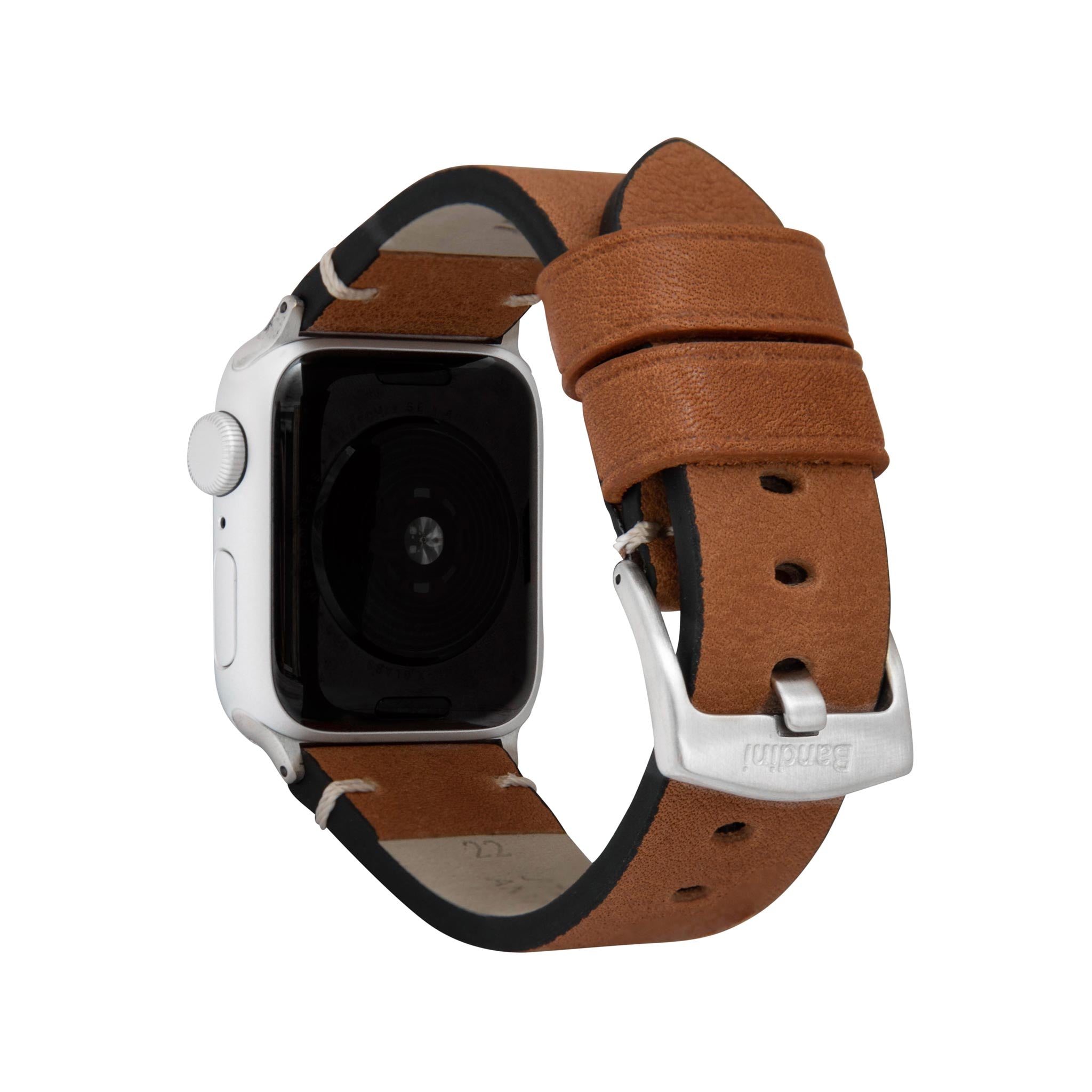 Bandini Mens Distressed Leather Watch Band for Apple Watch