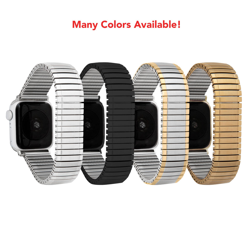 Bandini Stainless Steel Stretch Watch Band for Apple Watch - Expansion