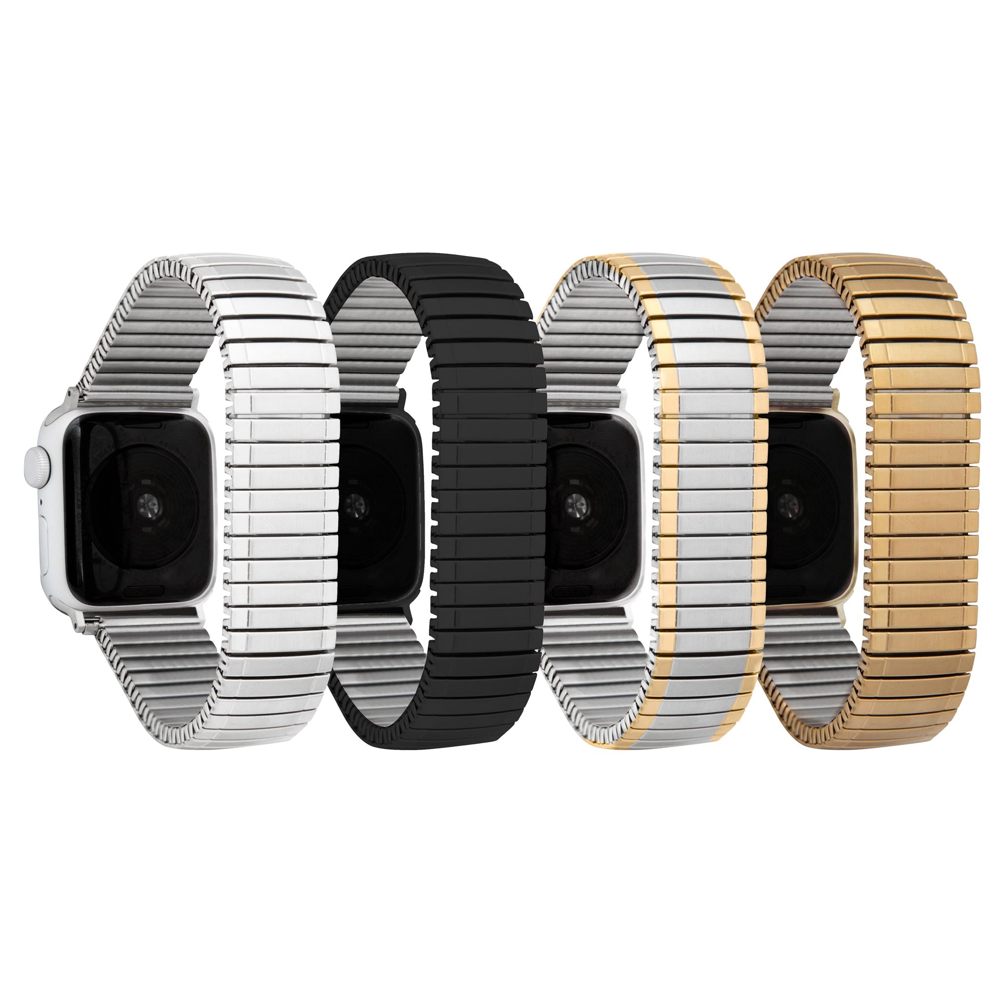 Bandini Stainless Steel Stretch Watch Band for Apple Watch - Expansion