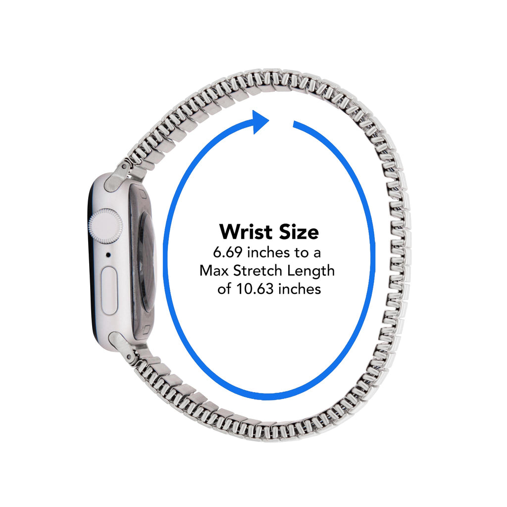 Bandini Stainless Steel Stretch Watch Band for Apple Watch - Expansion