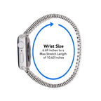 Bandini Stainless Steel Stretch Watch Band for Apple Watch - Expansion