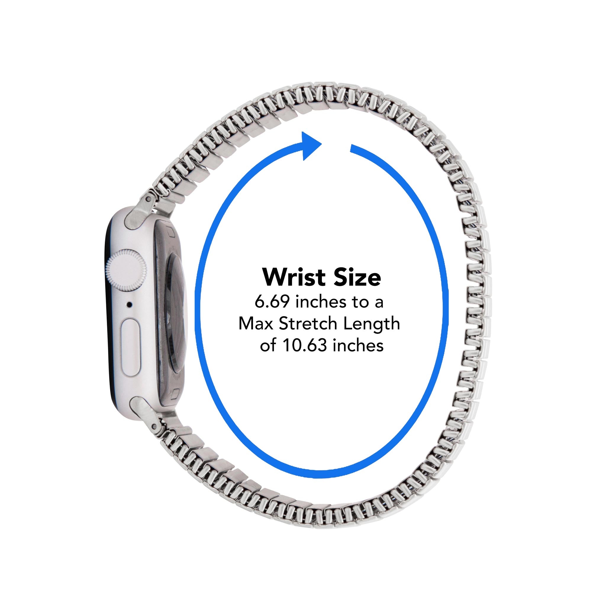Bandini Stainless Steel Stretch Watch Band for Apple Watch - Expansion