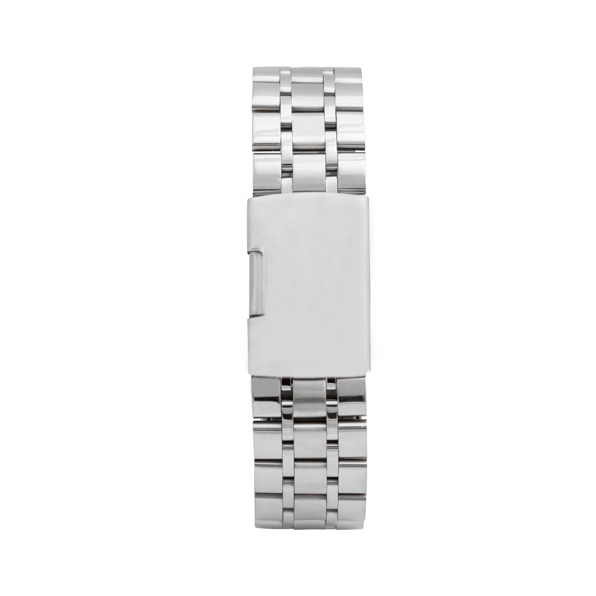 Bandini Stainless Steel Metal Watch Band for Apple Watch - Deployment Clasp