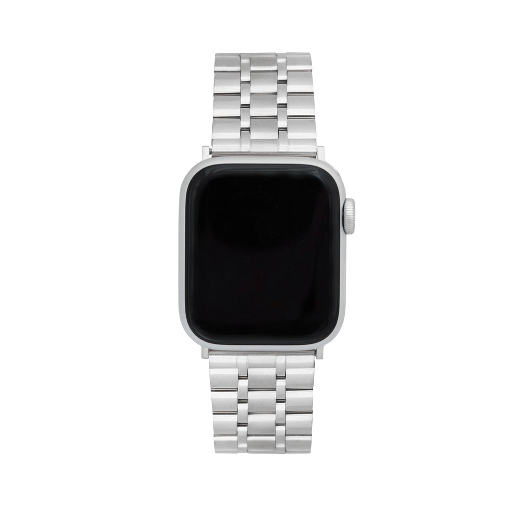 Bandini Stainless Steel Metal Watch Band for Apple Watch - Deployment Clasp