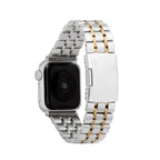 Bandini Stainless Steel Metal Watch Band for Apple Watch - Deployment Clasp