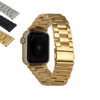 Bandini Stainless Steel Metal Watch Band for Apple Watch - Butterfly Clasp