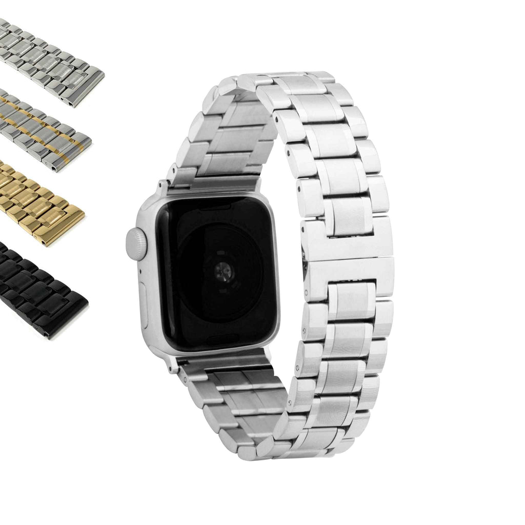 Bandini Stainless Steel Watch Band for Apple Watch, Butterfly Clasp