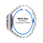 Bandini Stainless Steel Watch Band for Apple Watch, Butterfly Clasp