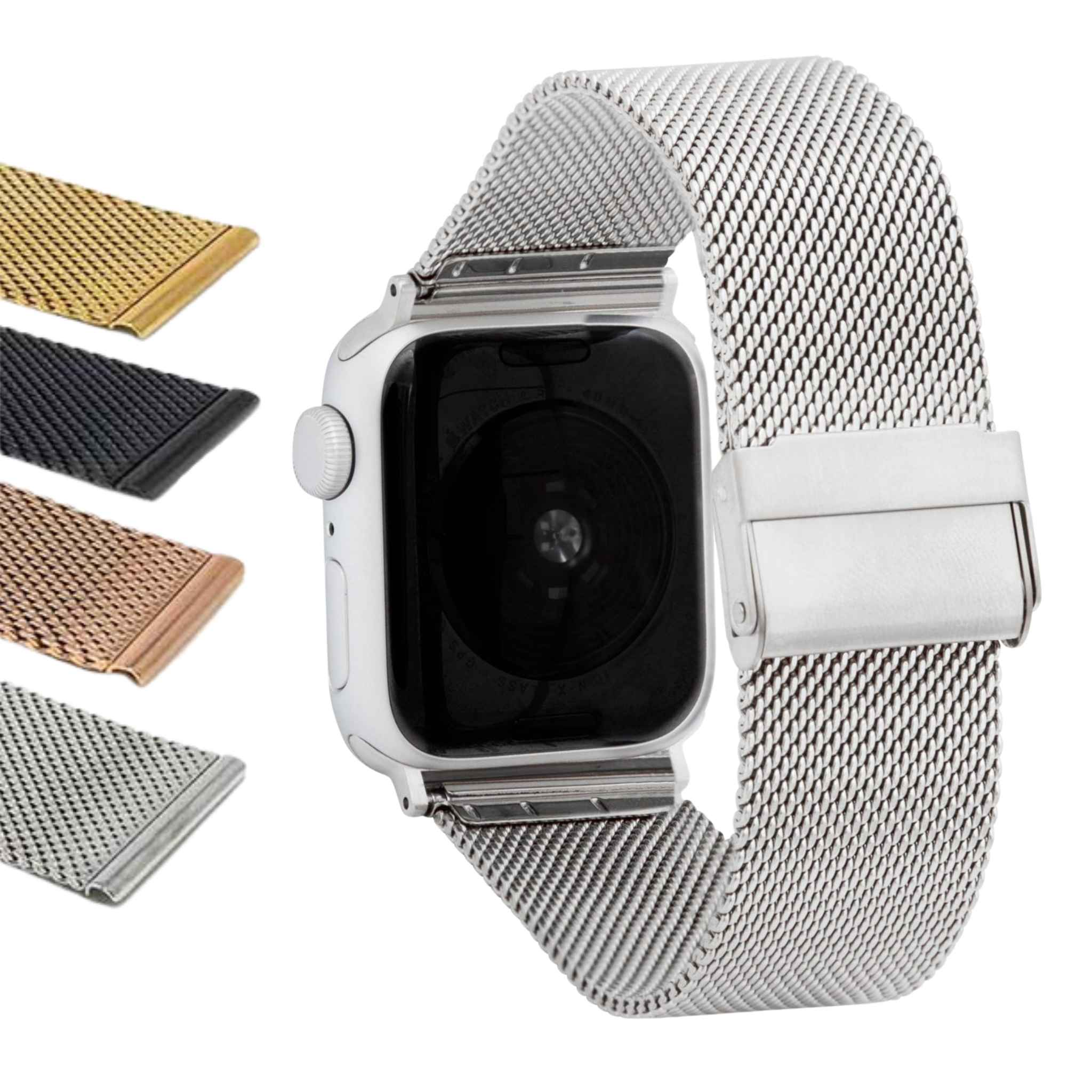 Bandini Fine Stainless Steel Mesh Watch Band for Apple Watch