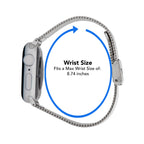 Bandini Fine Stainless Steel Mesh Watch Band for Apple Watch