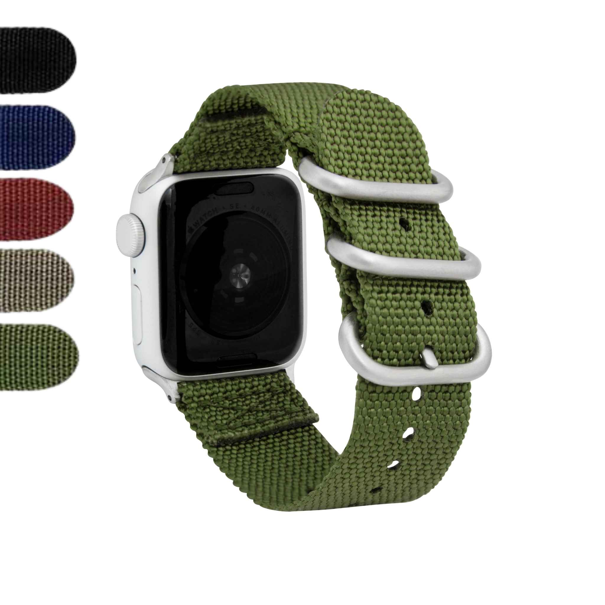 Bandini Nylon Military Watch Band for Apple Watch