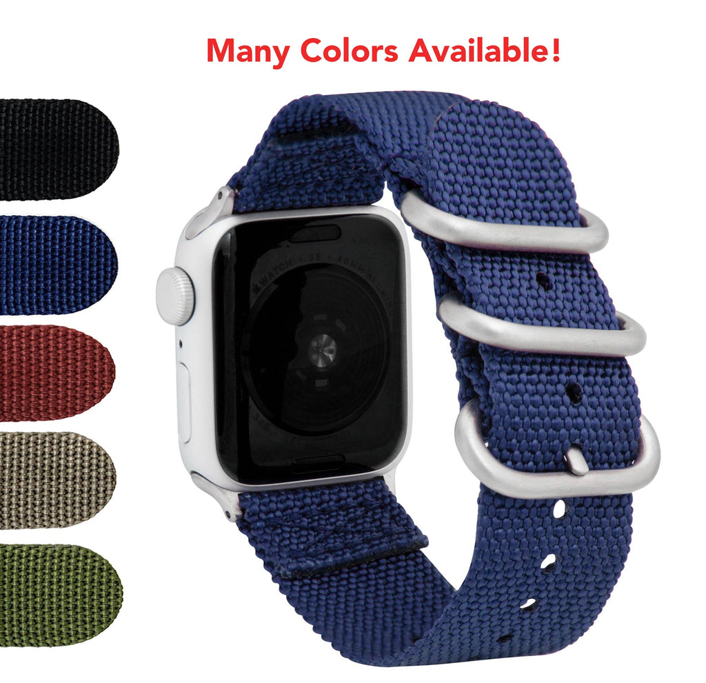 Bandini Nylon Military Watch Band for Apple Watch