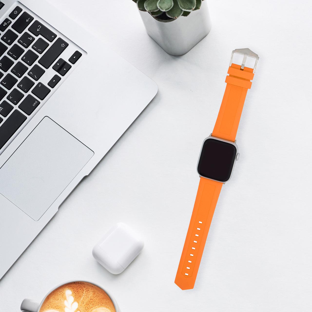 Bandini Ribbed Silicone Watch Band for Apple Watch