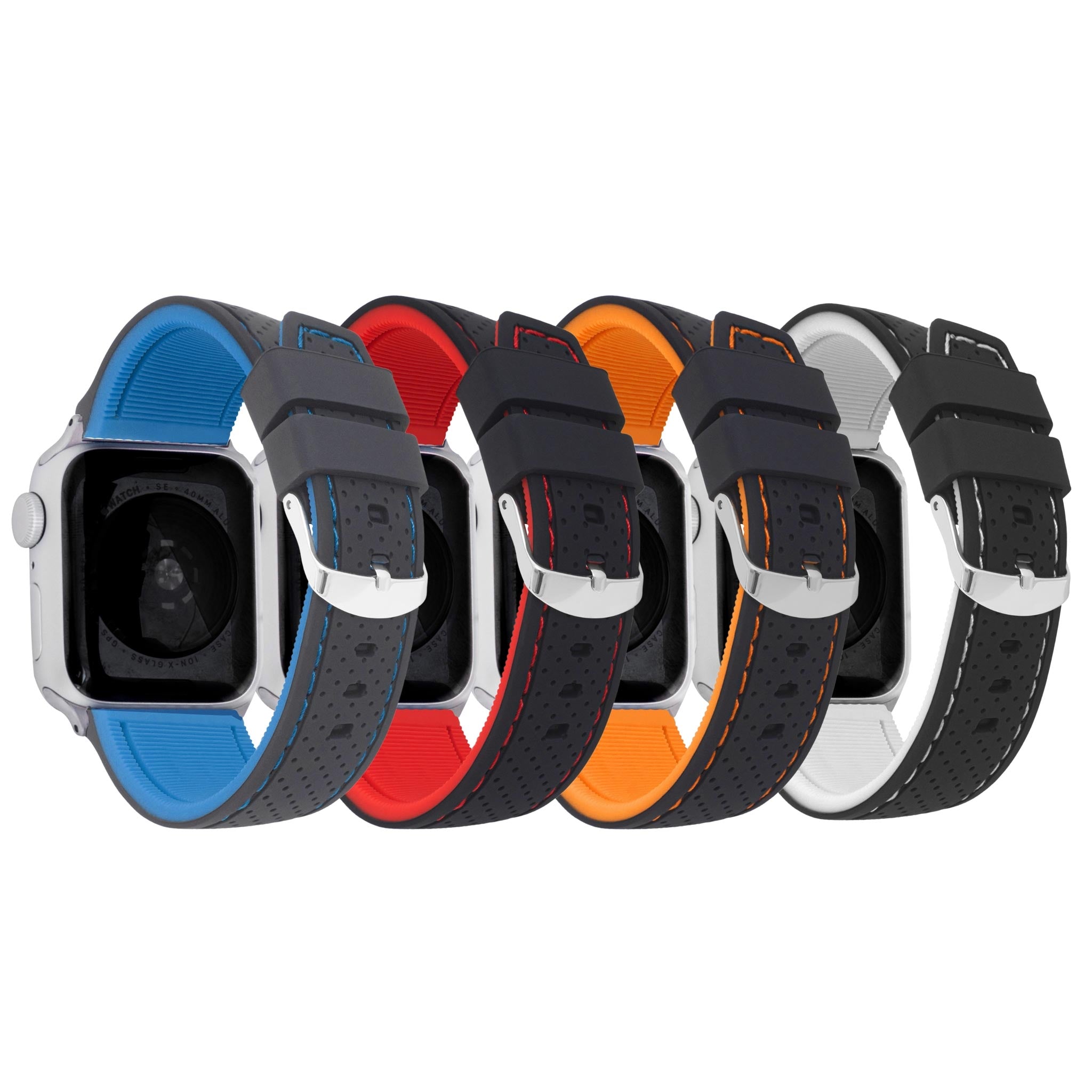 Bandini Silicone Racing Rally Watch Band for Apple Watch