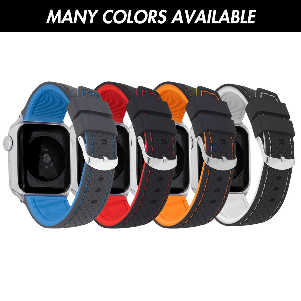 Bandini Silicone Racing Rally Watch Band for Apple Watch