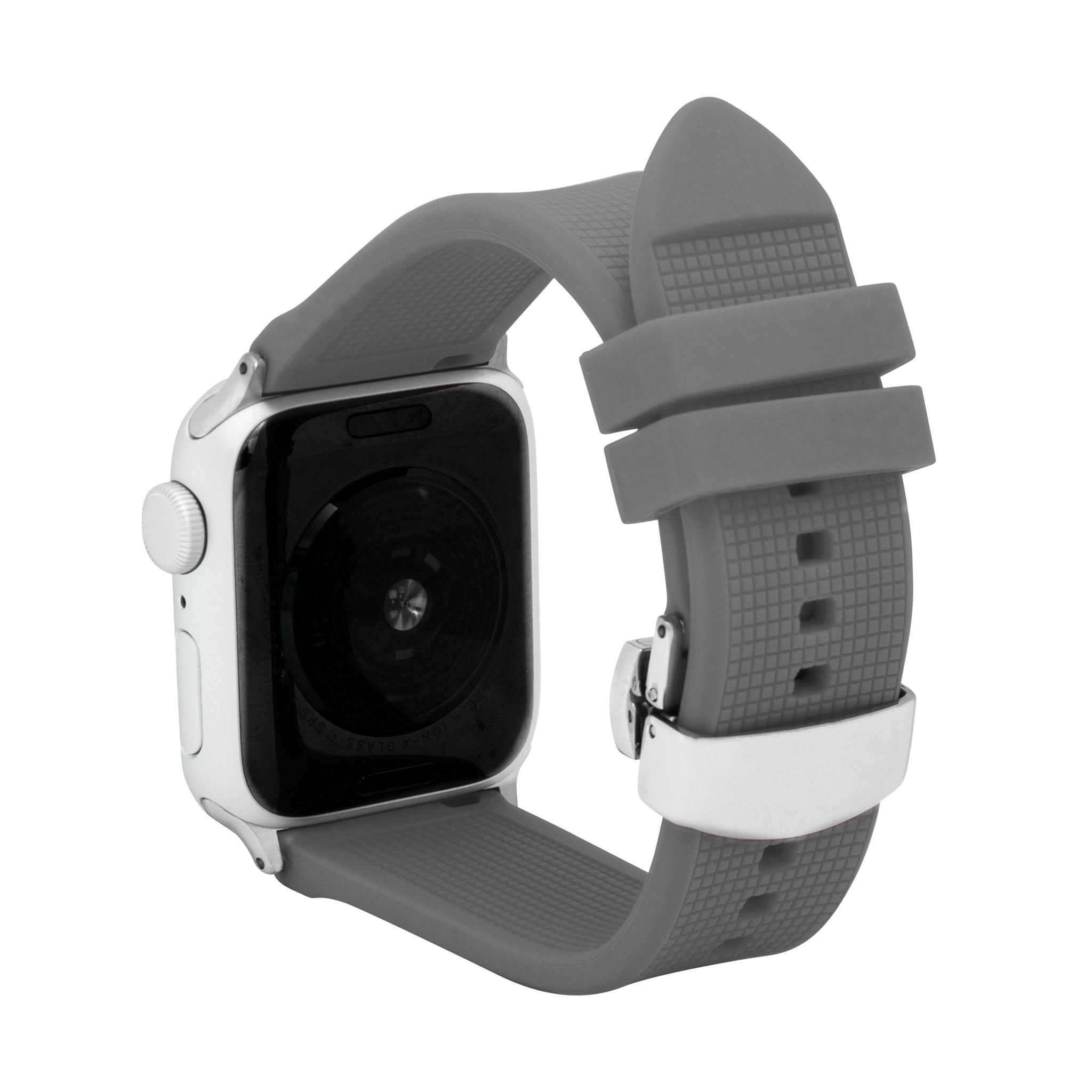 Bandini Silicone Watch Band for Apple Watch - Deployment Clasp