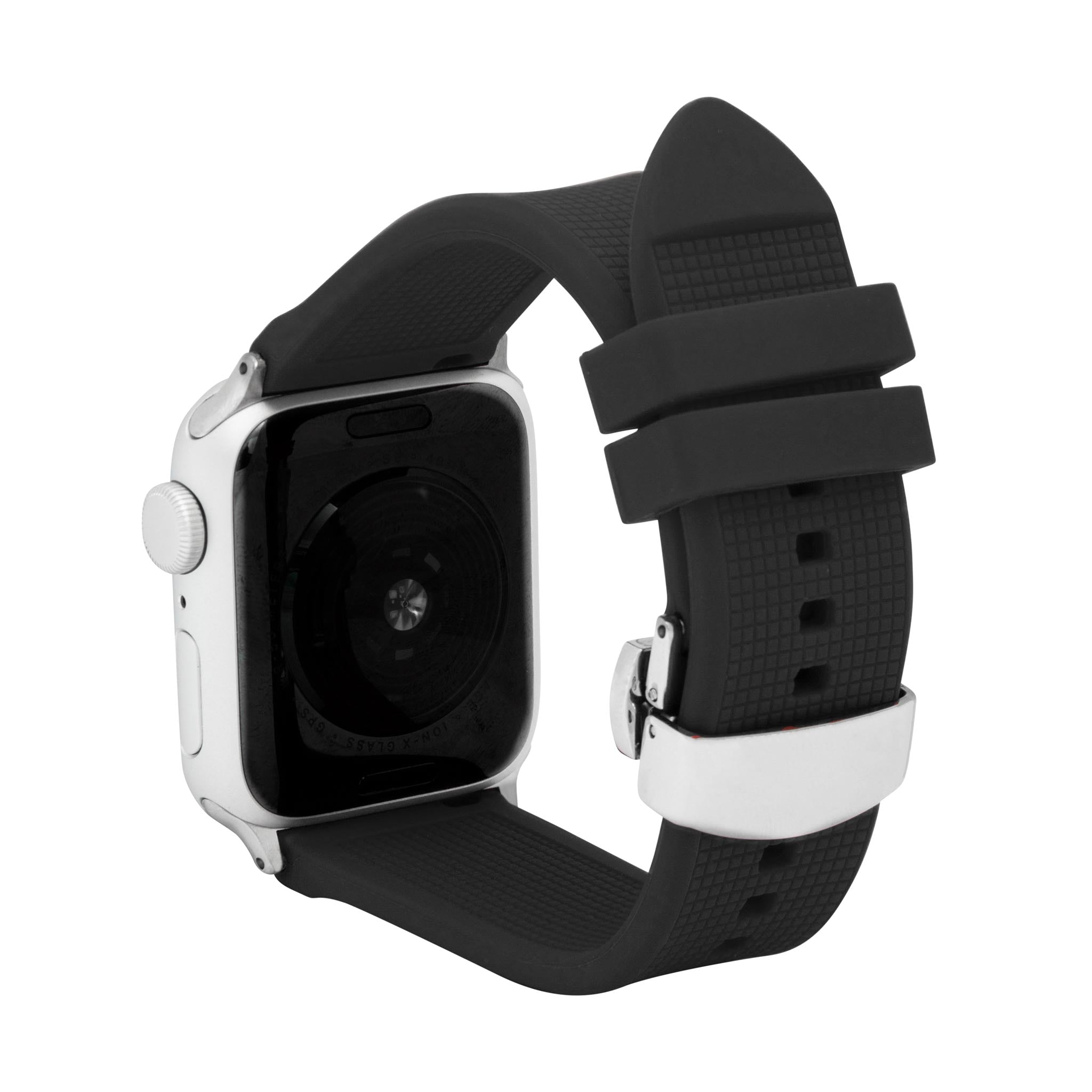 Bandini Silicone Watch Band for Apple Watch - Deployment Clasp