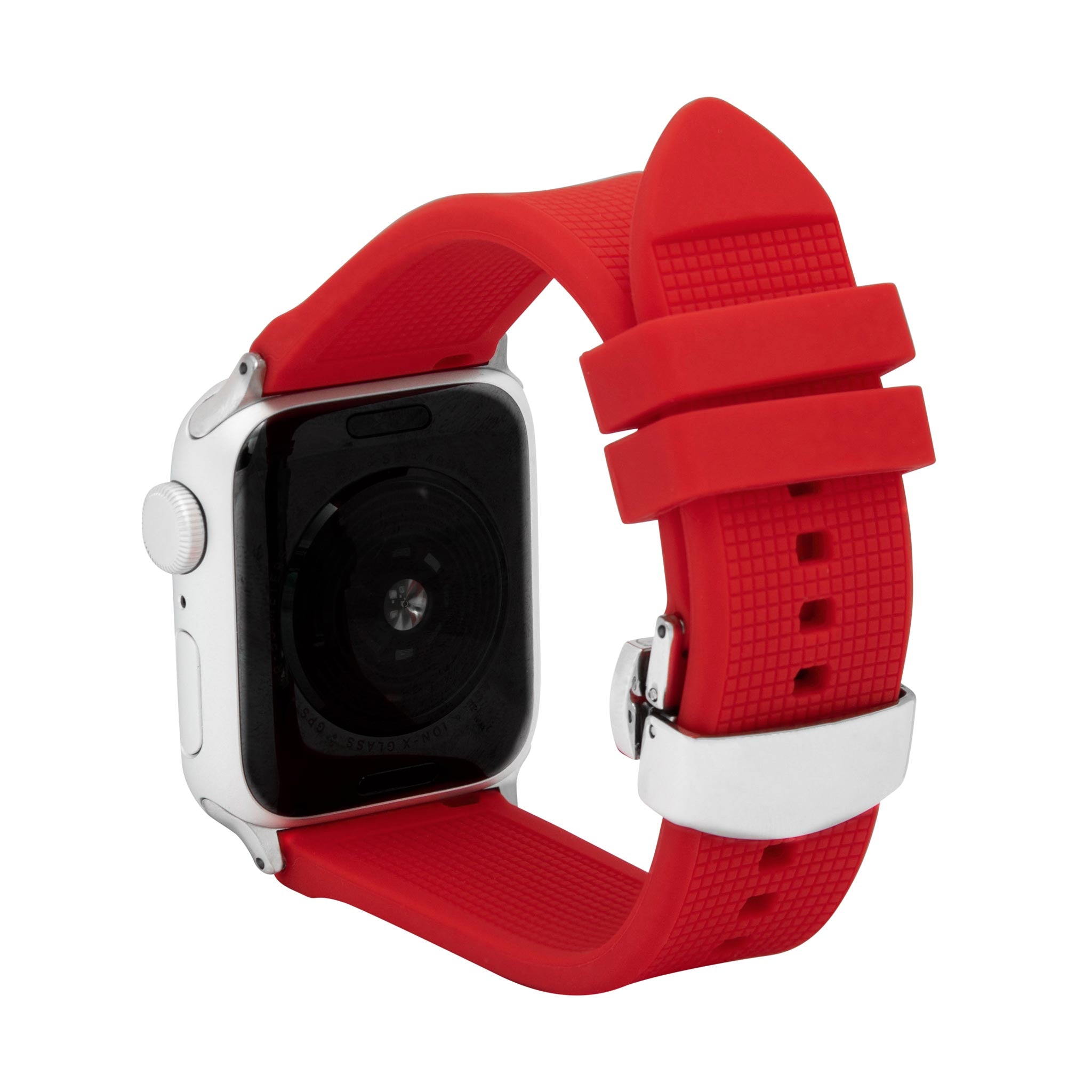 Bandini Silicone Watch Band for Apple Watch - Deployment Clasp