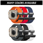 Bandini Silicone Watch Band for Apple Watch with Magnetic Clasp - Ocean Ripple