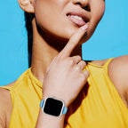 Bandini Slim Womens Leather Watch Band for Apple Watch - Premium Top Grain Alligator Embossed Strap