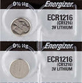 2 x Energizer 1216 Batteries, 3V Lithium CR1216