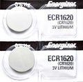 2 x Energizer 1620 Batteries, 3V Lithium CR1620