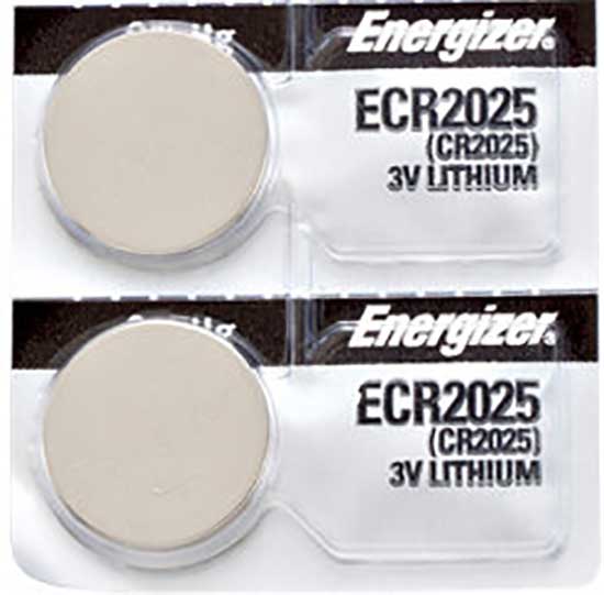 2 x Energizer 2025 Batteries, 3V Lithium CR2025