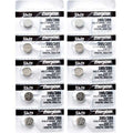 10 x Energizer 395 Watch Batteries, 1.55V, 0% MERCURY equivalent SR927W, 399, SR927SW