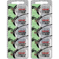 10 x Maxell 319 Watch Batteries, 0% MERCURY equivalent SR527SW Battery