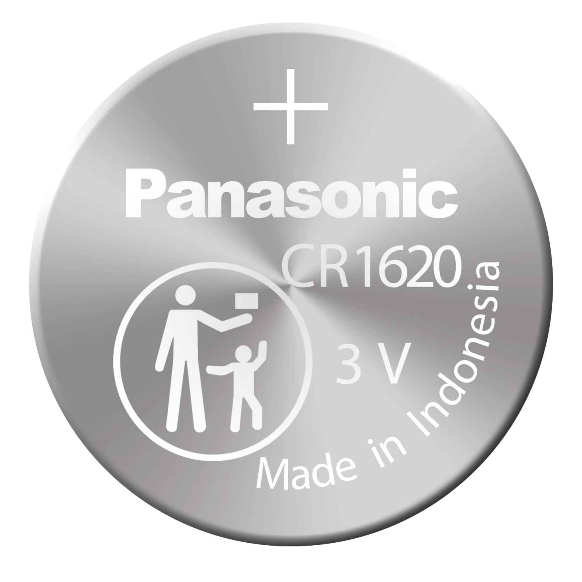 1 x Panasonic 1620 Batteries, 3V Lithium CR1620