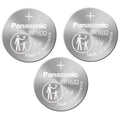 3 x Panasonic 1632 Batteries, 3V Lithium CR1632