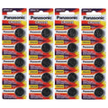 20 x Panasonic 2025 Batteries, 3V Lithium CR2025