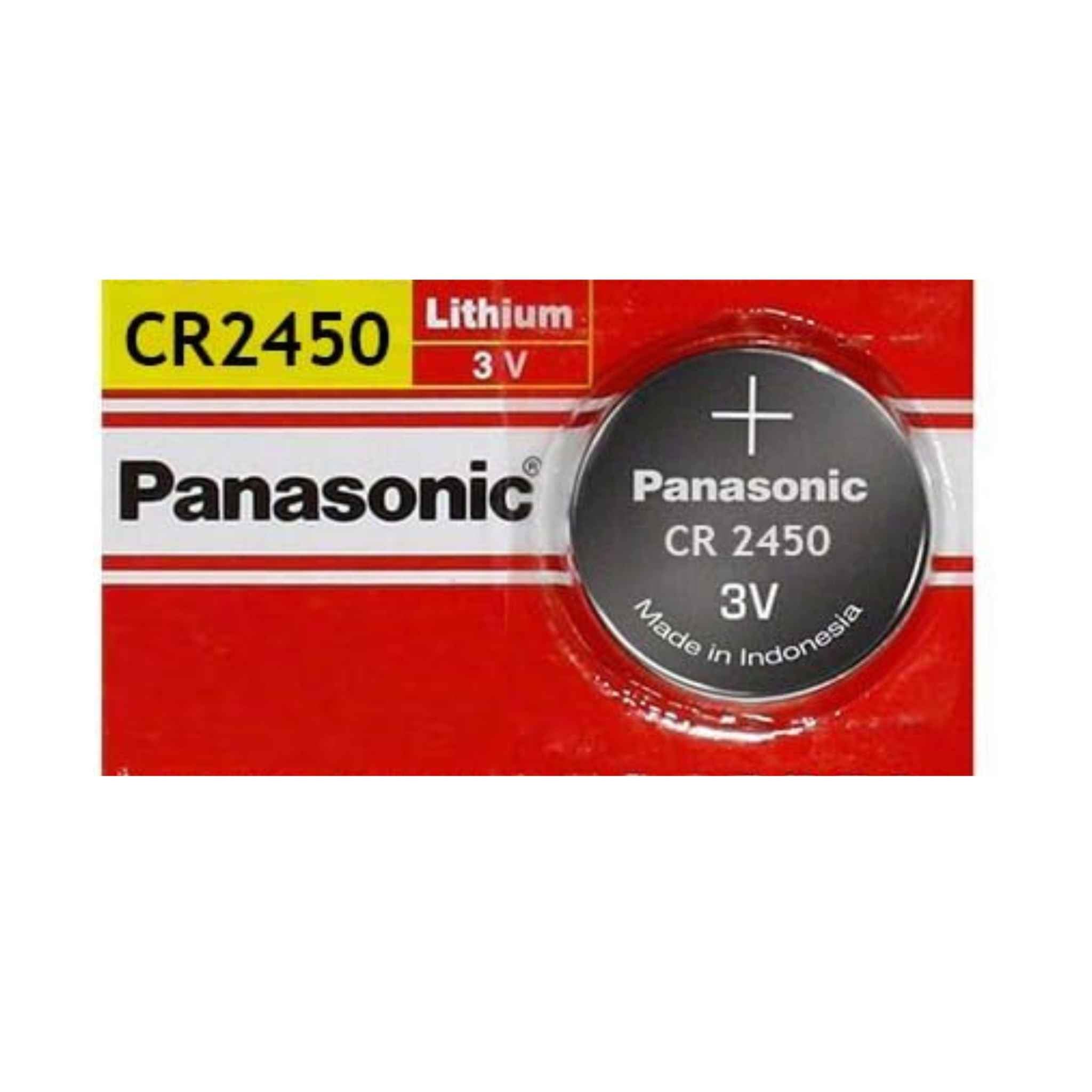Panasonic CR2450 Batteries, 3V Lithium 2450 Battery