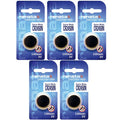 5 x Renata 2450 Lithium 3 volt Batteries, equivalent CR2450 3v