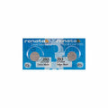 2 x Renata 393 Watch Batteries,1.55V, 0% MERCURY equivalent SR754SW SR48 AG5