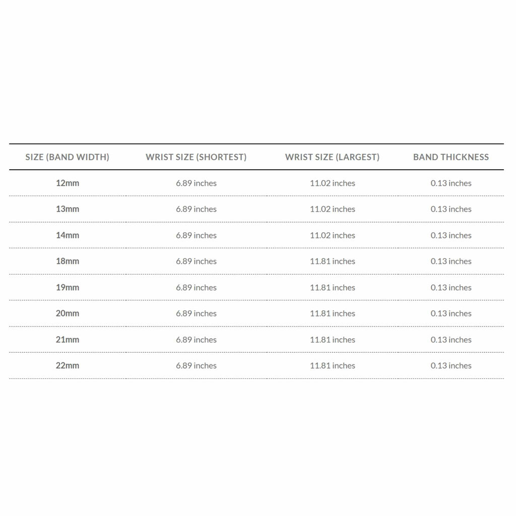 Bandini Stainless Steel Stretch Expansion Watch Band – 12mm to 20mm