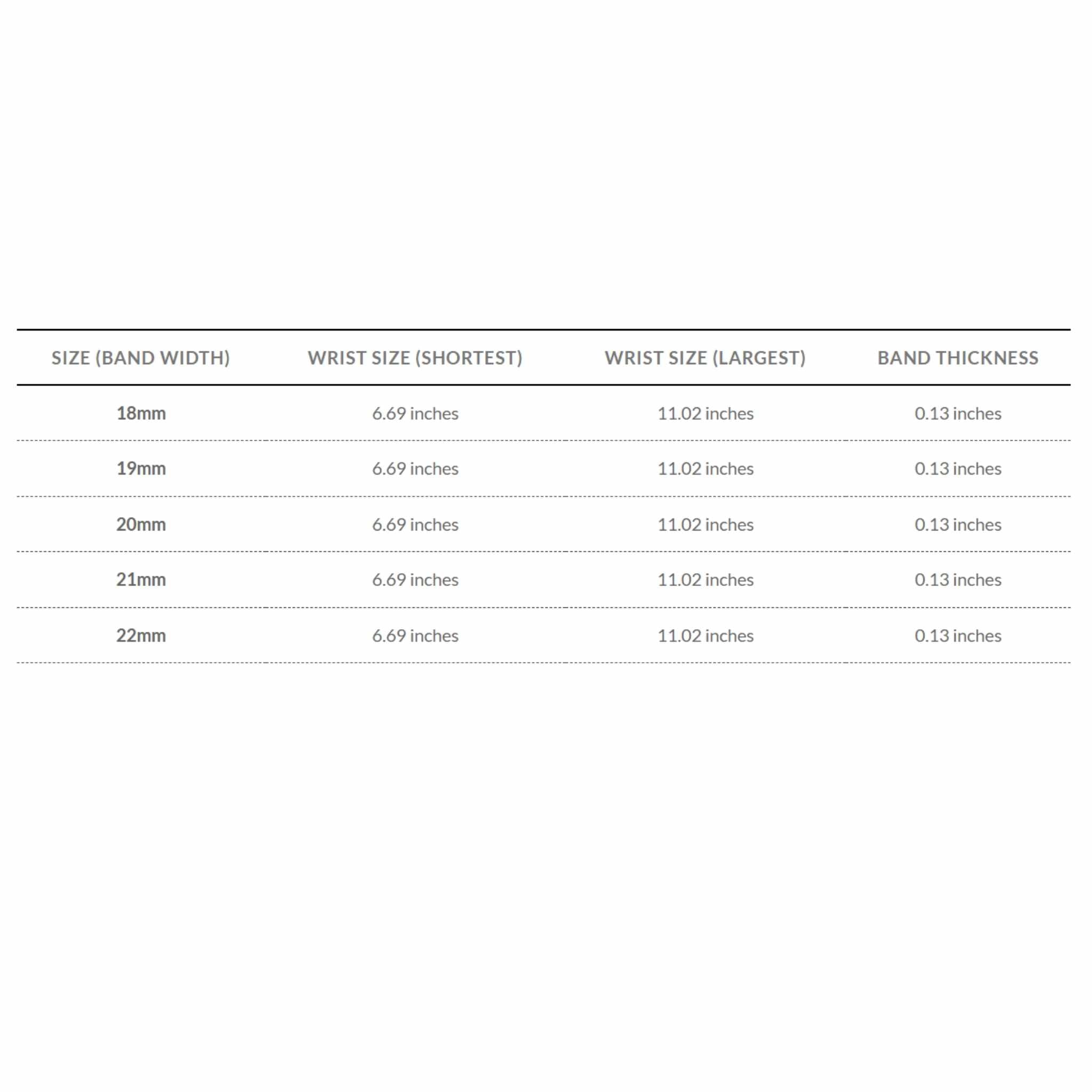 Bandini Stainless Steel Expansion Watch Band – 18mm 19mm 20mm