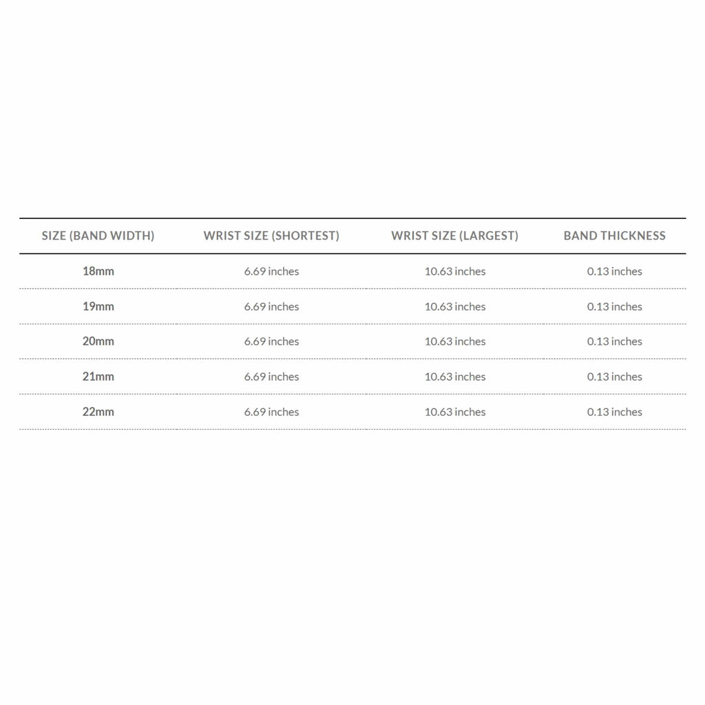 Bandini Stainless Steel Expansion Watch Band – 18mm 19mm 20mm