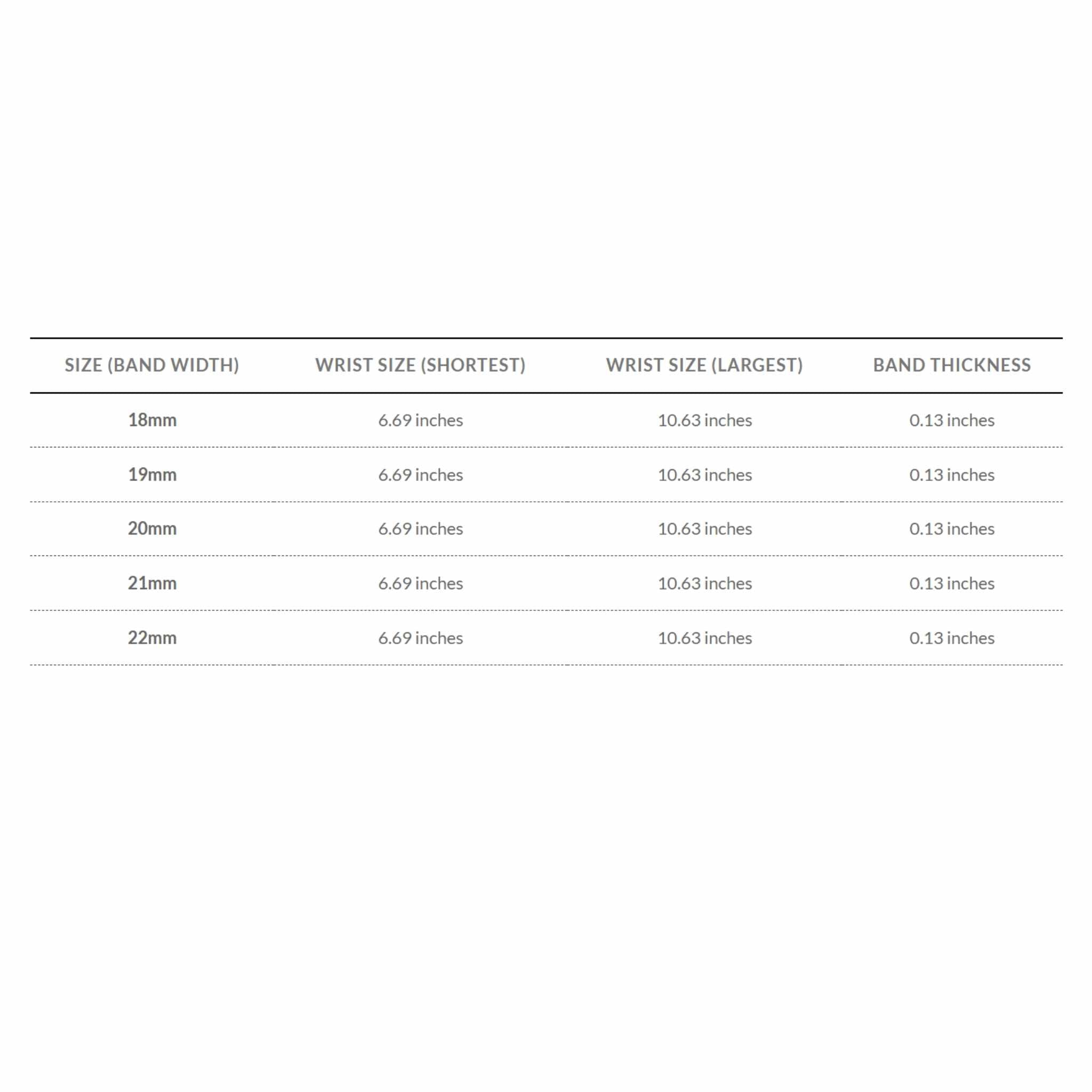 Bandini Stainless Steel Expansion Watch Band – 18mm 19mm 20mm