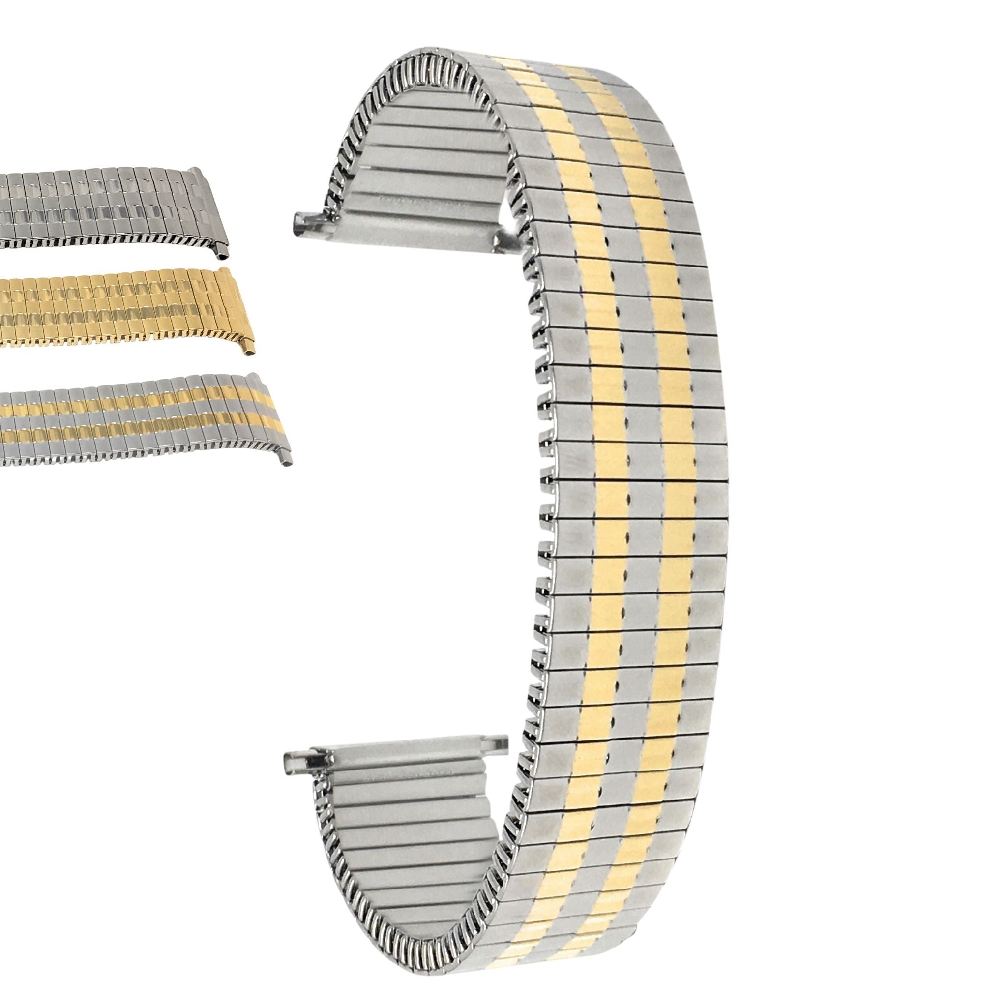 Bandini Stainless Steel Expansion Watch Band – 18mm 19mm 20mm