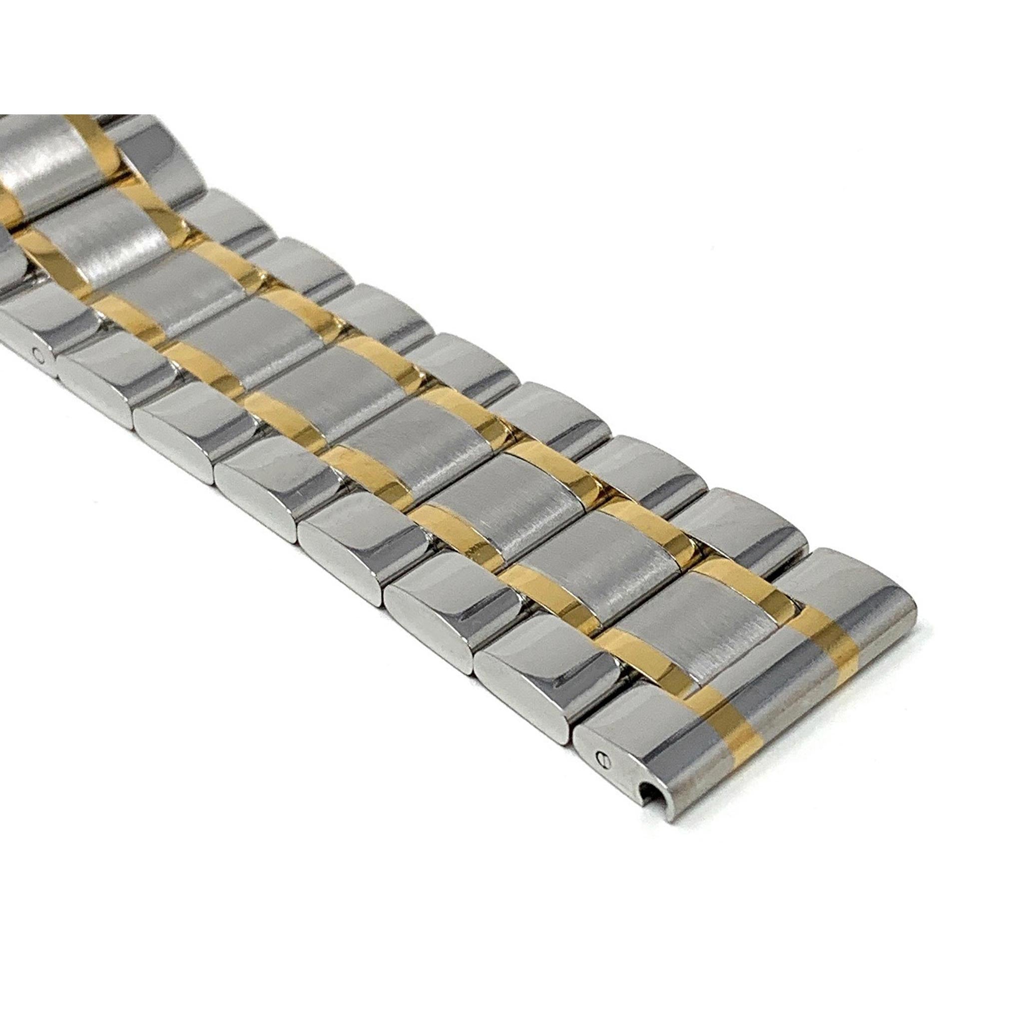 Bandini Stainless Steel Watch Band for Men, Metal Watch Bracelet, Removable Links