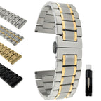 Bandini Stainless Steel Watch Band for Men, Metal Watch Bracelet, Removable Links