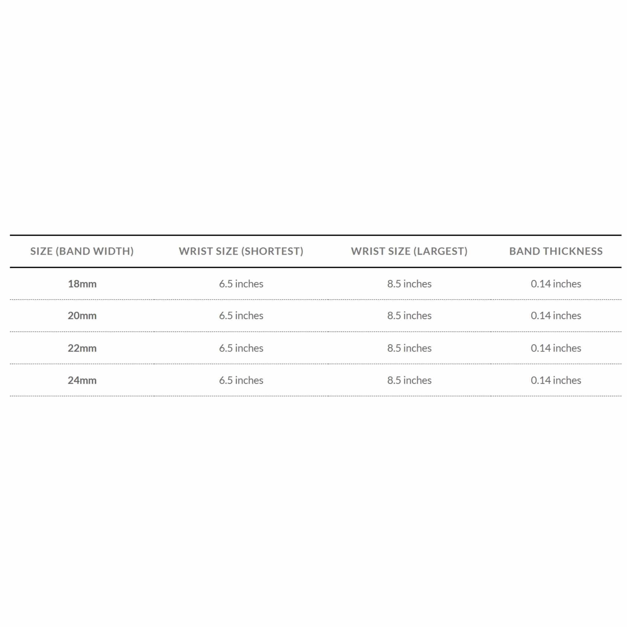 Bandini Mens Jubilee Style Metal Stainless Steel Watch Band - 18mm, 20mm, 22mm, 24mm