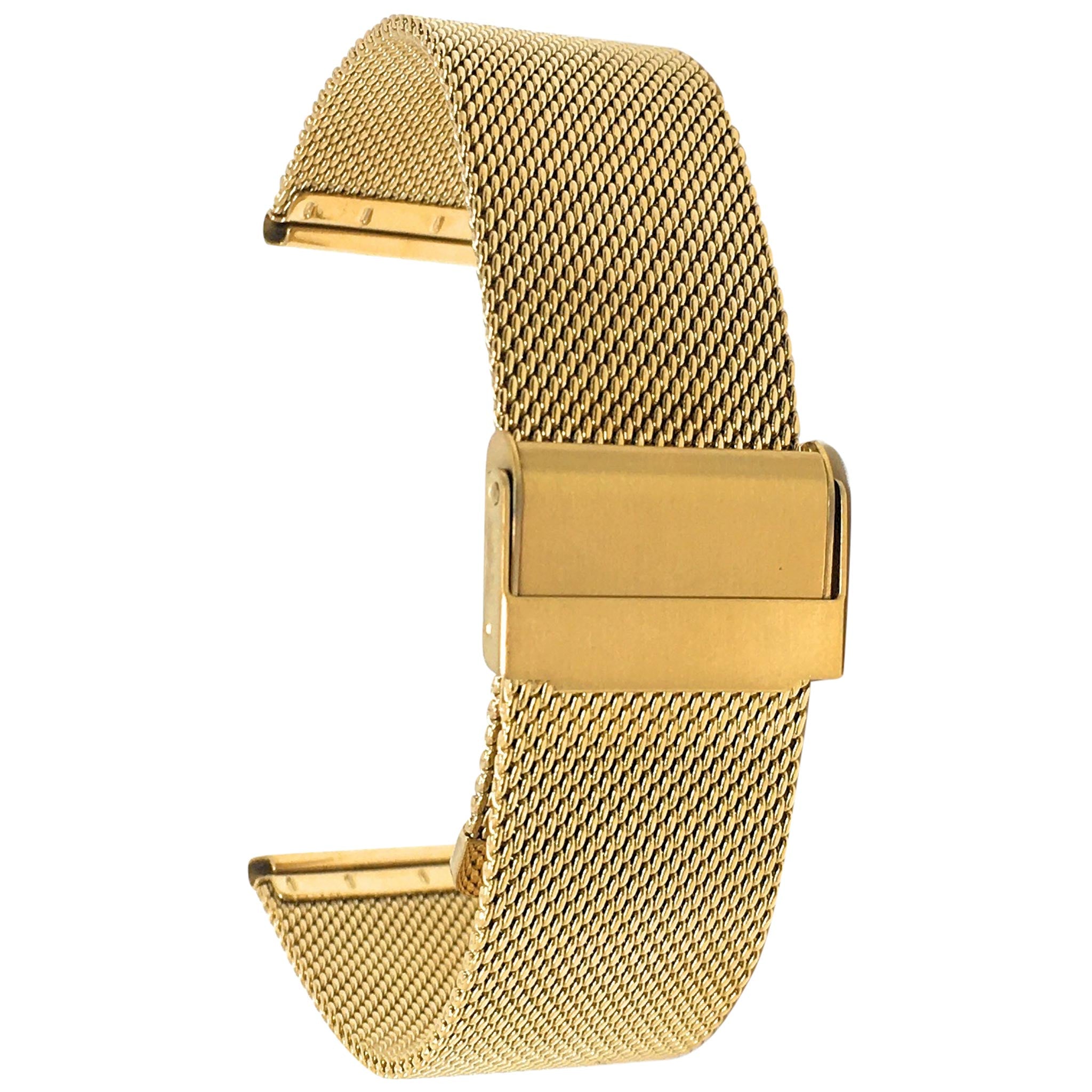 Bandini Stainless Steel Milanese Mesh Watch Band – 10mm to 24mm