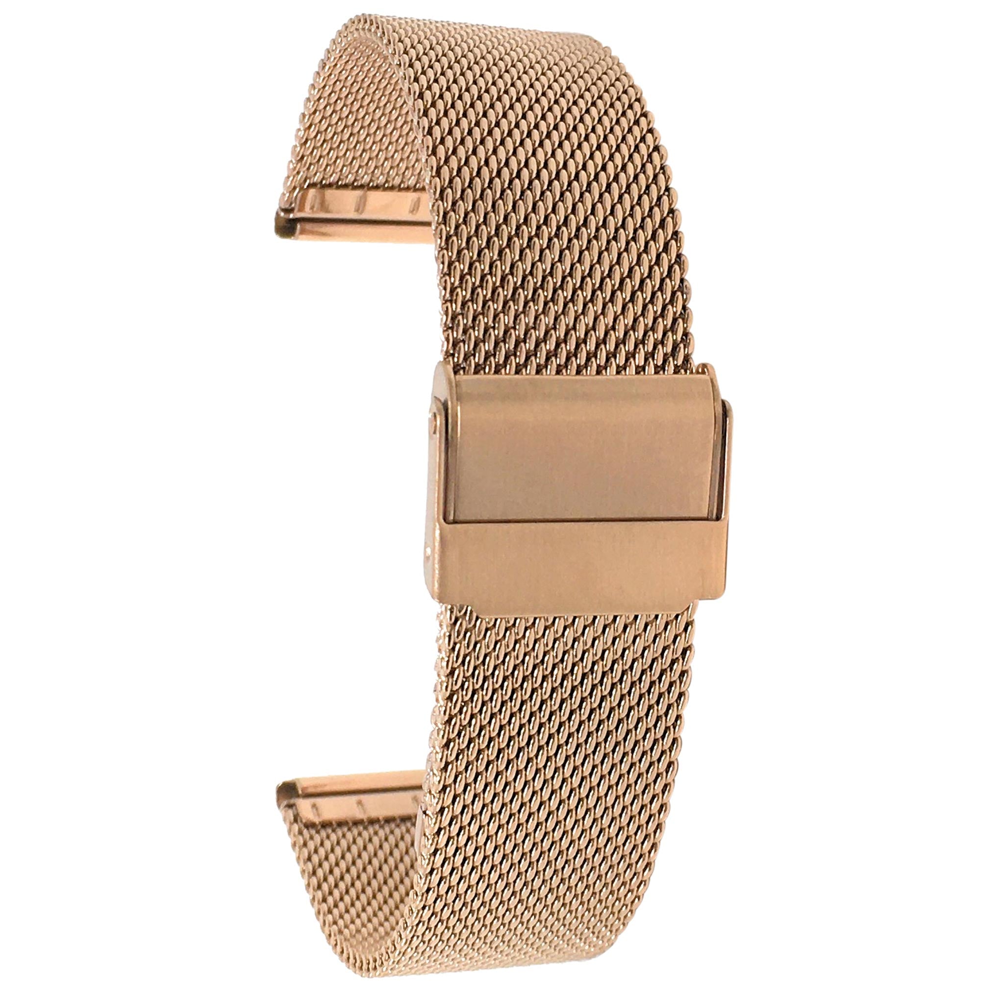 Bandini Stainless Steel Milanese Mesh Watch Band – 10mm to 24mm
